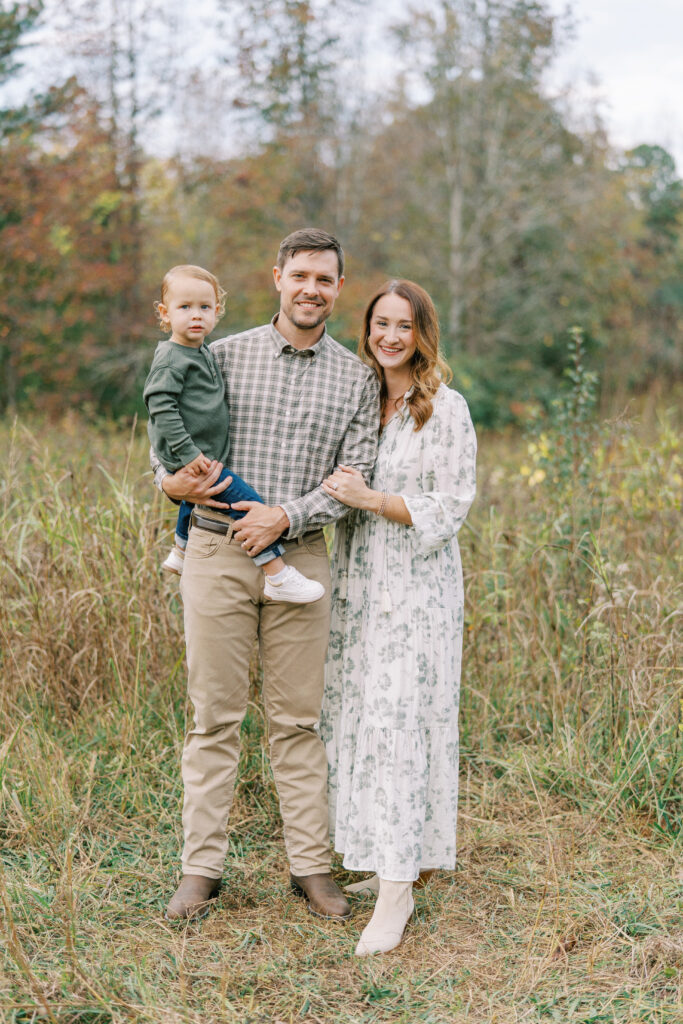 outdoor kennesaw family photographer in fall